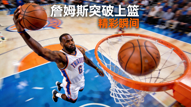 詹姆斯突破上篮精彩瞬间视频缩略图